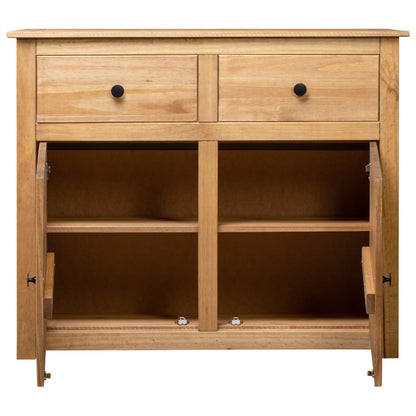 Sideboard 93x40x80 cm Kiefernholz Panama - Pazzar.ch
