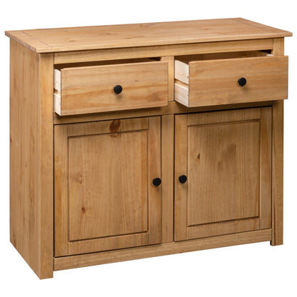 Sideboard 93x40x80 cm Kiefernholz Panama - Pazzar.ch