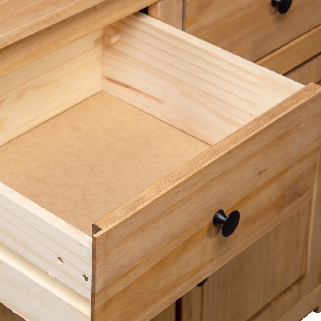 Sideboard 93x40x80 cm Kiefernholz Panama - Pazzar.ch