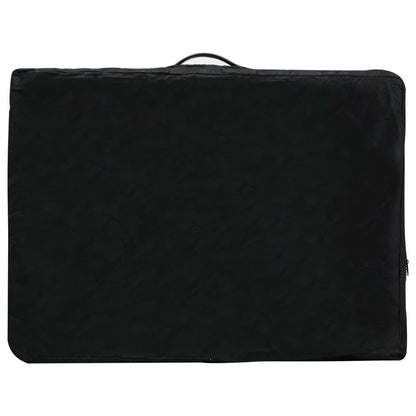 Massageliege 3-Zonen Holzgestell Anthrazit 186x68 cm - Pazzar.ch