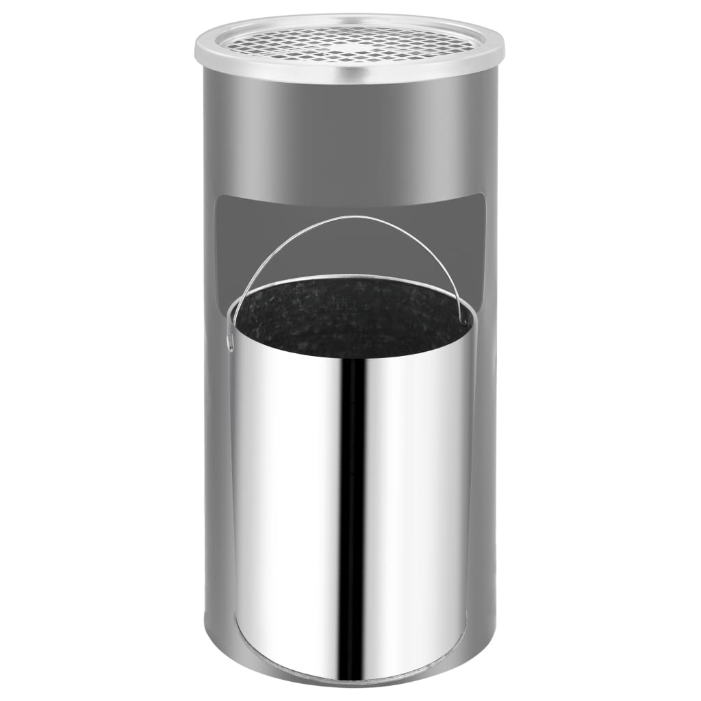 Wandaschenbecher Stahl 26 L Schwarz - Pazzar.ch