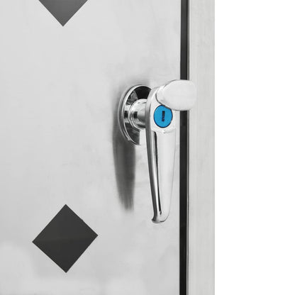 Mülltonnenbox für 1 Tonne 240 L Edelstahl - Pazzar.ch