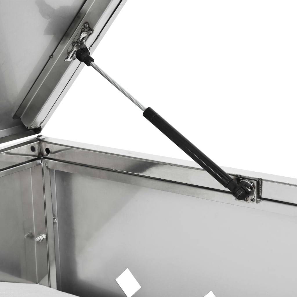 Mülltonnenbox für 2 Tonnen 240 L Edelstahl - Pazzar.ch