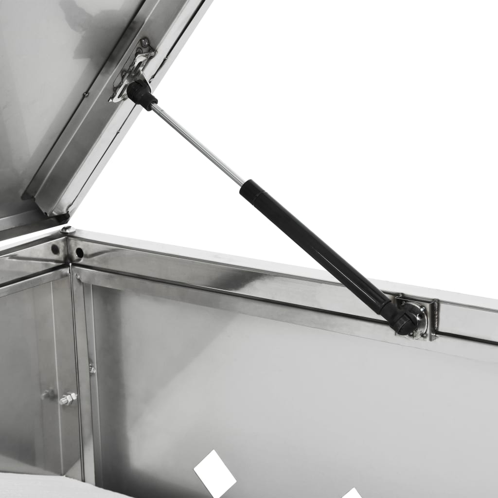 Mülltonnenbox für 4 Tonnen 240 L Edelstahl - Pazzar.ch
