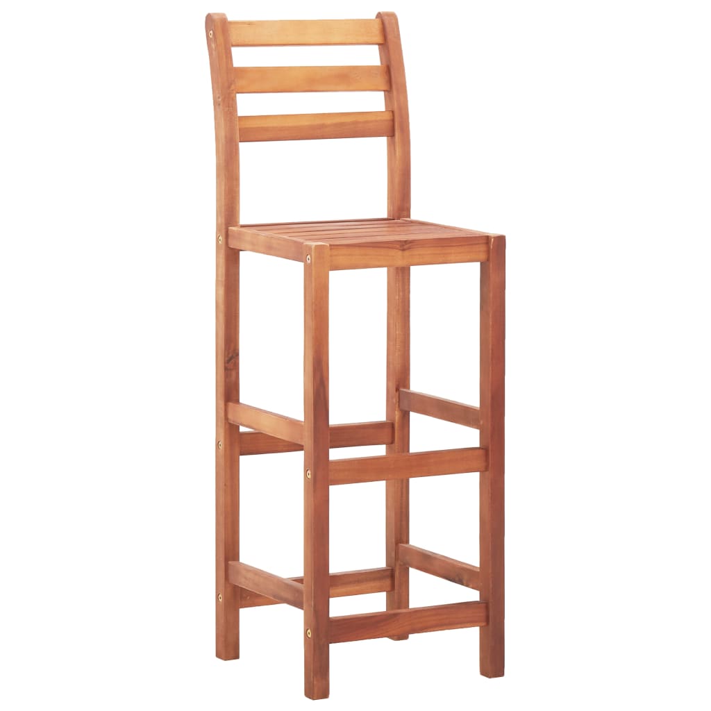 Barhocker 4 Stk. Massivholz Akazie - Pazzar.ch