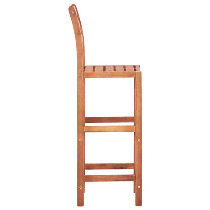 Barhocker 4 Stk. Massivholz Akazie - Pazzar.ch