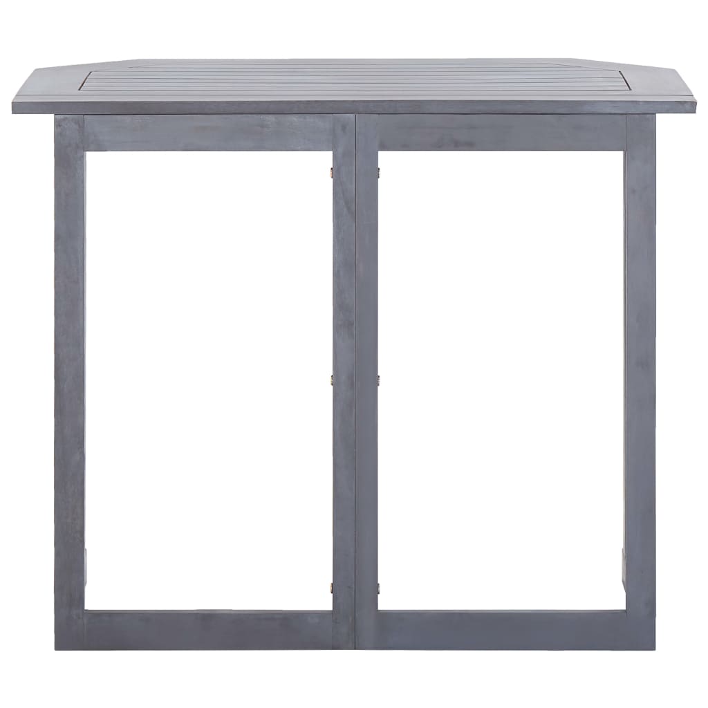 Klappbarer Balkontisch 90 x 50 x 74 cm Massivholz Akazie - Pazzar.ch