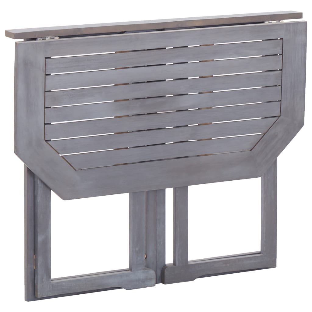 Klappbarer Balkontisch 90 x 50 x 74 cm Massivholz Akazie - Pazzar.ch