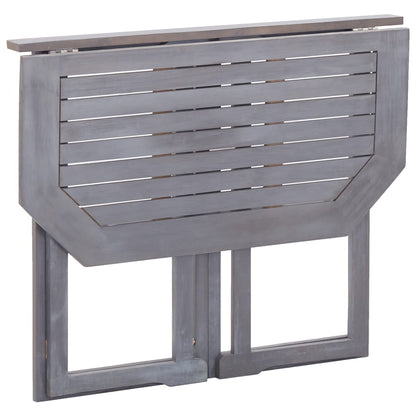 Klappbarer Balkontisch 90 x 50 x 74 cm Massivholz Akazie - Pazzar.ch