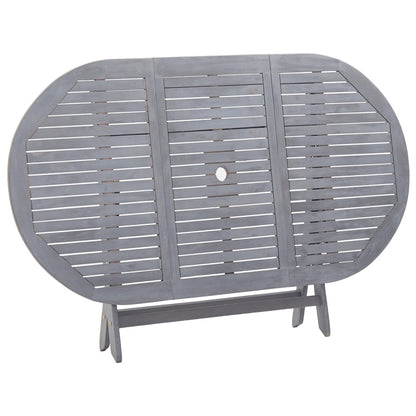 Klappbarer Gartentisch 160 x 85 x 75 cm Massivholz Akazie - Pazzar.ch