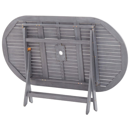 Klappbarer Gartentisch 160 x 85 x 75 cm Massivholz Akazie - Pazzar.ch