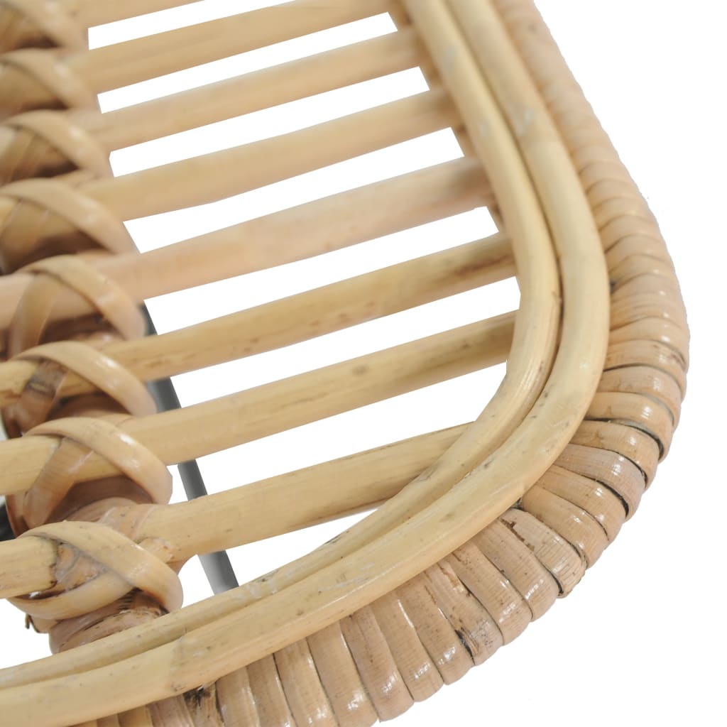 Barhocker 2 Stk. Rattan Natur - Pazzar.ch