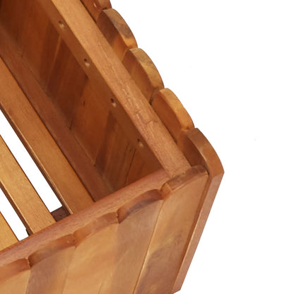 Garten-Hochbeet 50 x 30 x 25 cm Massivholz Akazie - Pazzar.ch