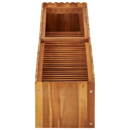 Garten-Hochbeet 150 x 30 x 25 cm Massivholz Akazie - Pazzar.ch