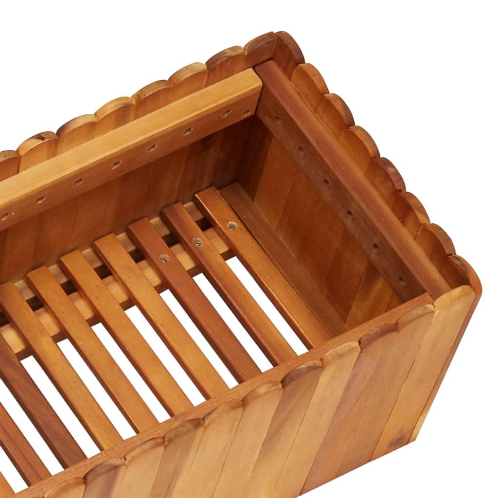 Garten-Hochbeet 150 x 30 x 25 cm Massivholz Akazie - Pazzar.ch