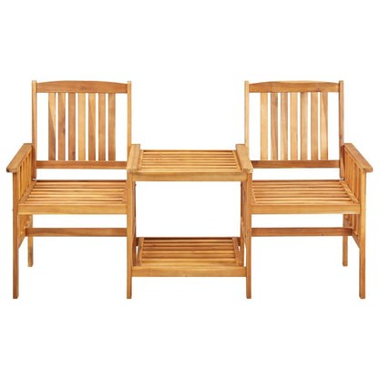 Gartenstühle mit Teetisch 159 x 61 x 92 cm Massivholz Akazie - Pazzar.ch