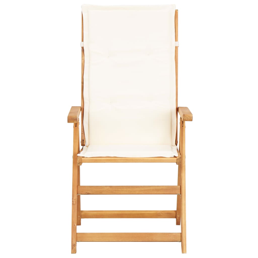 Verstellbare Gartenstühle 2 Stk. Braun Massivholz Akazie - Pazzar.ch