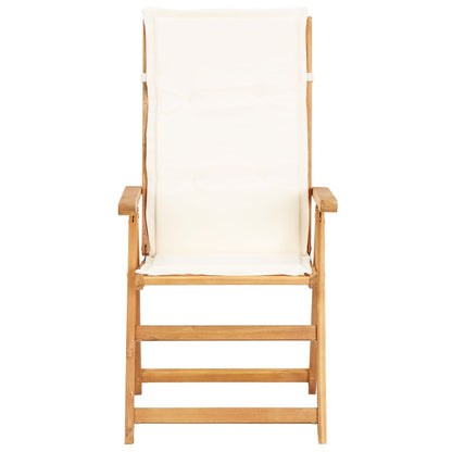 Verstellbare Gartenstühle 2 Stk. Braun Massivholz Akazie - Pazzar.ch