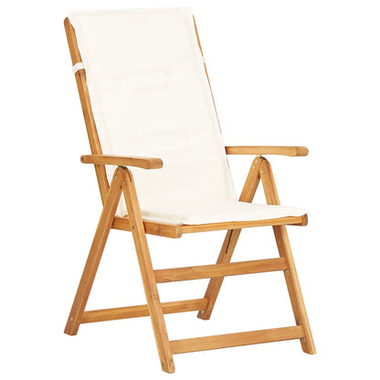 Verstellbare Gartenstühle 2 Stk. Braun Massivholz Akazie - Pazzar.ch