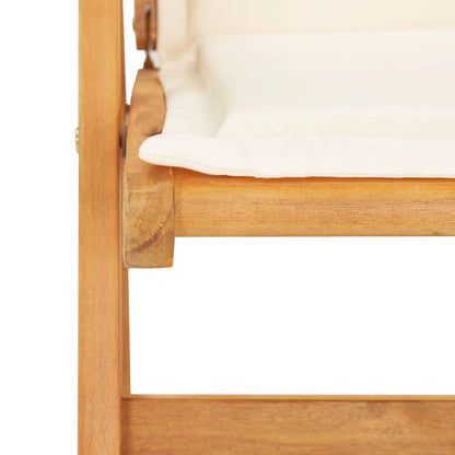 Verstellbare Gartenstühle 2 Stk. Braun Massivholz Akazie - Pazzar.ch
