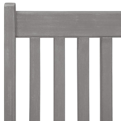 Verstellbare Gartenstühle 2 Stk. Grau Massivholz Akazie - Pazzar.ch