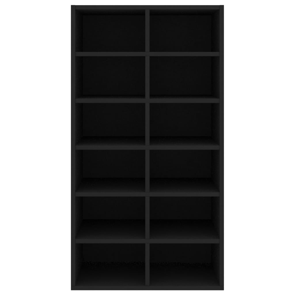 Schuhregal Schwarz 54x34x100,5 cm Holzwerkstoff - Pazzar.ch