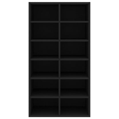 Schuhregal Schwarz 54x34x100,5 cm Holzwerkstoff - Pazzar.ch