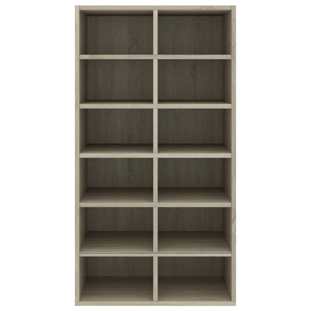 Schuhregal Sonoma-Eiche 54x34x100,5 cm Holzwerkstoff - Pazzar.ch