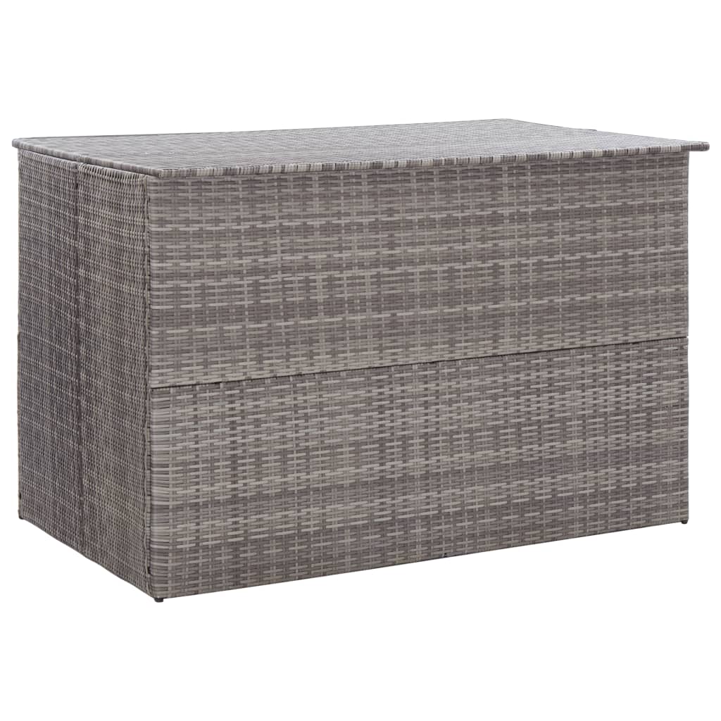 Garden-Auflagenbox Grau 150x100x100 cm Poly Rattan - Pazzar.ch