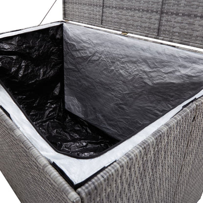 Garden-Auflagenbox Grau 150x100x100 cm Poly Rattan - Pazzar.ch
