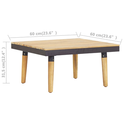 8-tlg. Garten-Lounge-Set mit Kissen Massivholz Akazie - Pazzar.ch