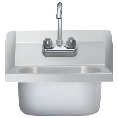 Gastro-Handwaschbecken mit Wasserhahn Edelstahl - Pazzar.ch