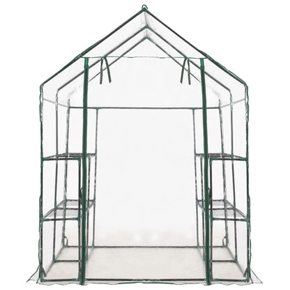 Gewächshaus mit 8 Regalen 143 x 143 x 195 cm - Pazzar.ch