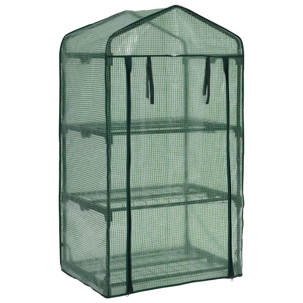 3-stufiges Mini-Gewächshaus 69 x 49 x 125 cm - Pazzar.ch
