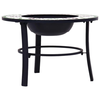 Feuerstelle Mosaik Keramik Grün 68 cm - Pazzar.ch