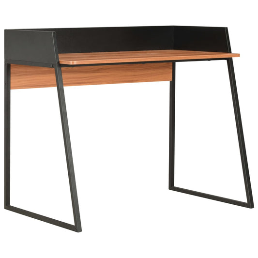 Schreibtisch Schwarz und Braun 90x60x88 cm - Pazzar.ch