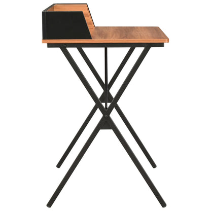 Schreibtisch Schwarz und Braun 80x50x84 cm - Pazzar.ch