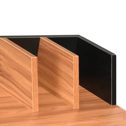 Schreibtisch Schwarz und Braun 80x50x84 cm - Pazzar.ch