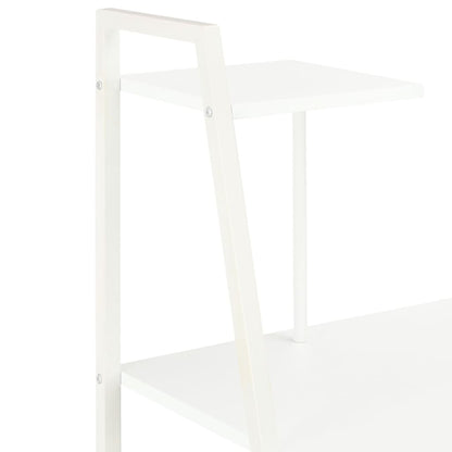Schreibtisch mit Regaleinheit Weiß 102×50×117 cm - Pazzar.ch
