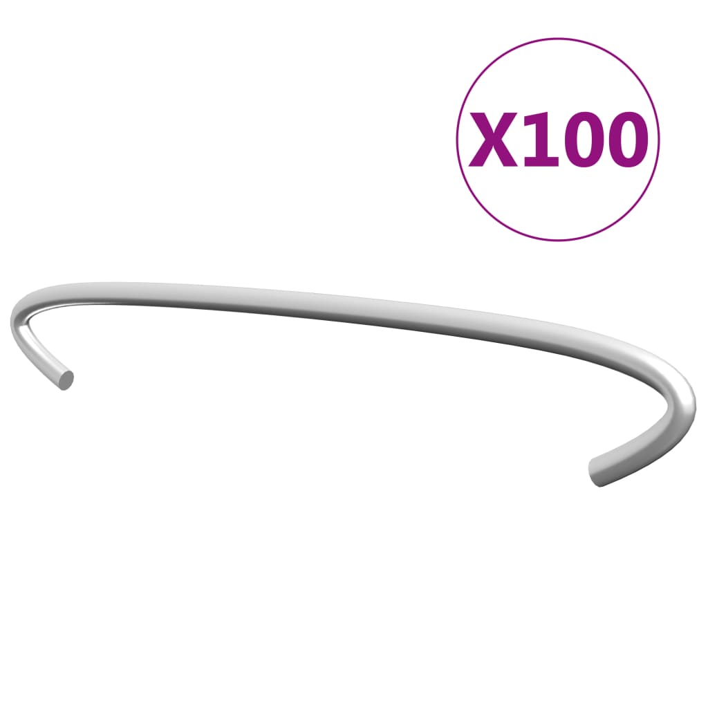 Gabionen-Distanzhalter 100 Stk. Verzinkter Stahl 15 cm - Pazzar.ch