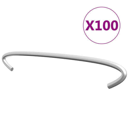 Gabionen-Distanzhalter 100 Stk. Verzinkter Stahl 15 cm - Pazzar.ch