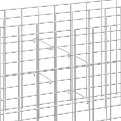 Gabionen-Distanzhalter 100 Stk. Verzinkter Stahl 15 cm - Pazzar.ch