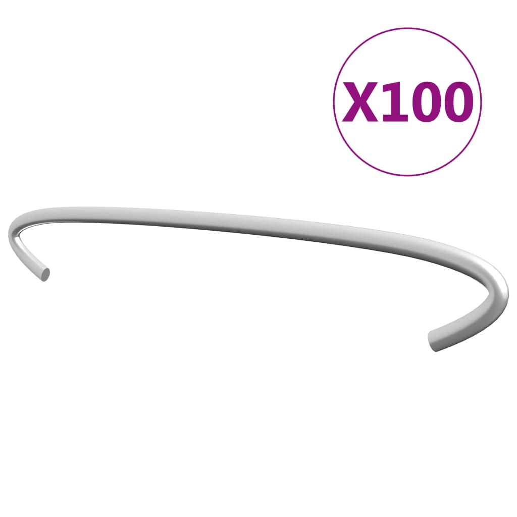 Gabionen-Distanzhalter 100 Stk. Verzinkter Stahl 20 cm - Pazzar.ch