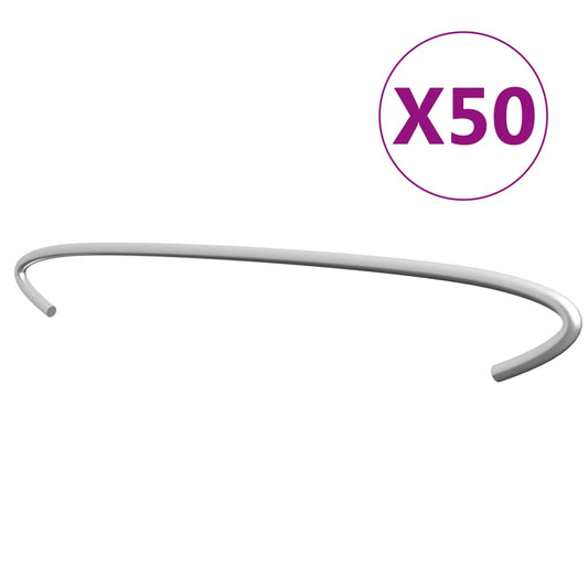 Gabionen-Distanzhalter 50 Stk. Verzinkter Stahl 50 cm - Pazzar.ch