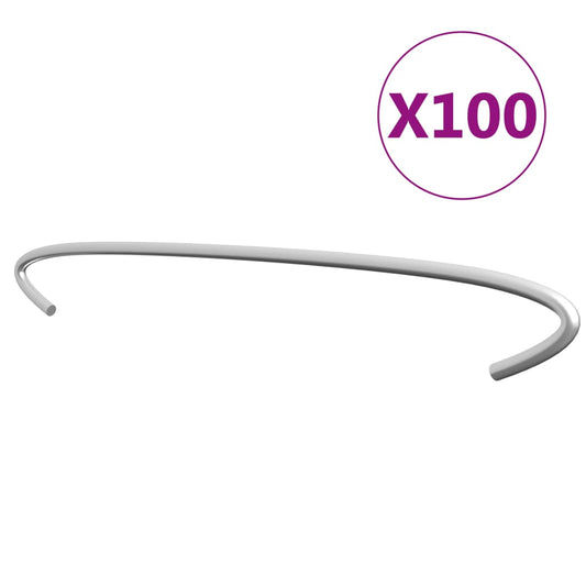 Gabionen-Distanzhalter 100 Stk. Verzinkter Stahl 50 cm - Pazzar.ch