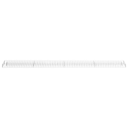 Gabionen-Hochbeet Verzinkter Stahl 360x30x10 cm - Pazzar.ch