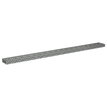 Gabionen-Hochbeet Verzinkter Stahl 360x30x10 cm - Pazzar.ch