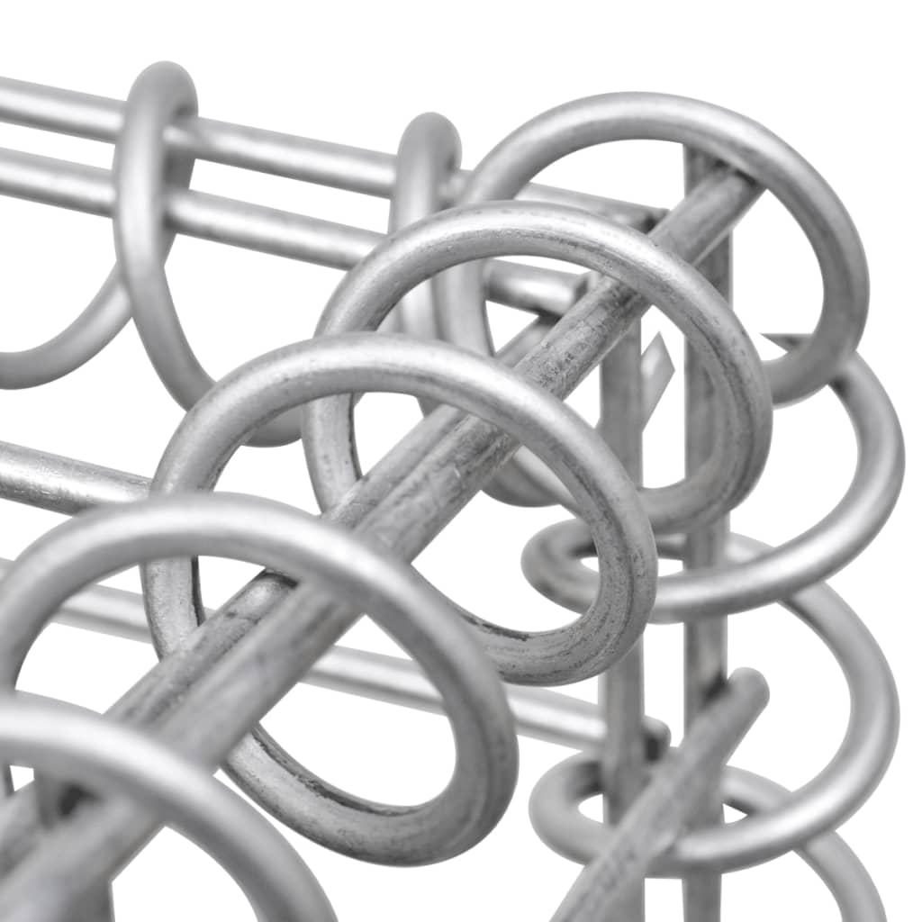 Gabionen-Hochbeet Verzinkter Stahl 360×30×90 cm - Pazzar.ch