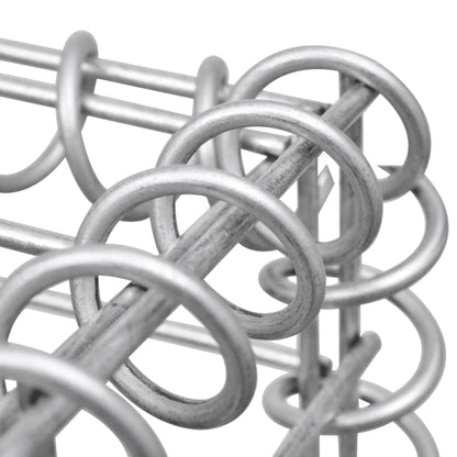 Gabionen-Hochbeet Verzinkter Stahl 360×30×90 cm - Pazzar.ch