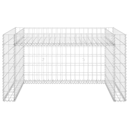 Rasenmäher-Garage mit Hochbeet 110x80x60 cm Stahldraht - Pazzar.ch